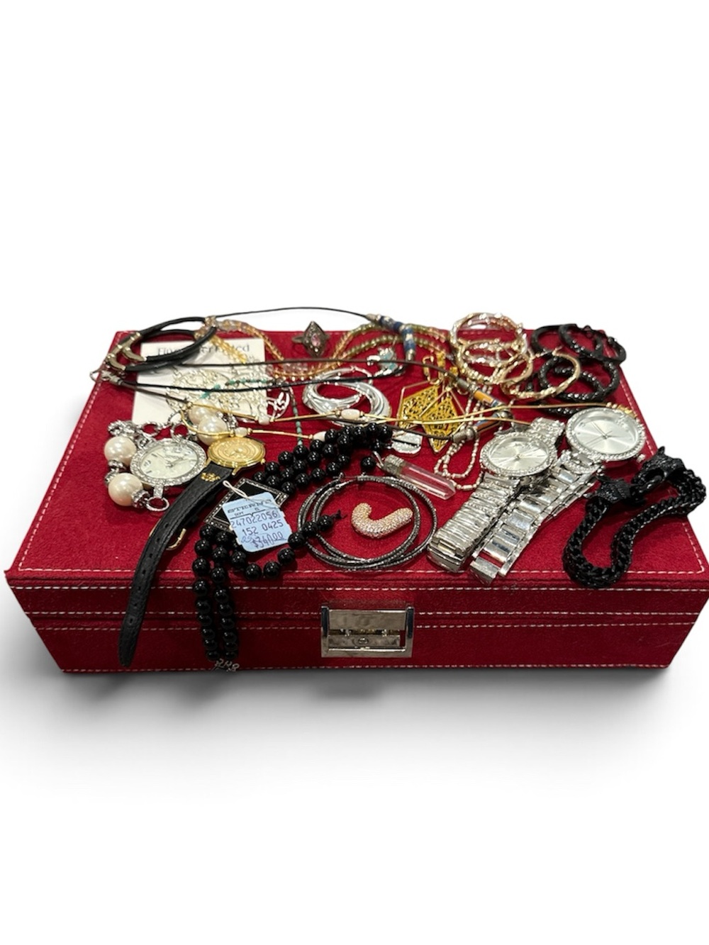 Vintage & Modern Jewelry Lot. Watches, earrings, bracelets, necklaces, & more